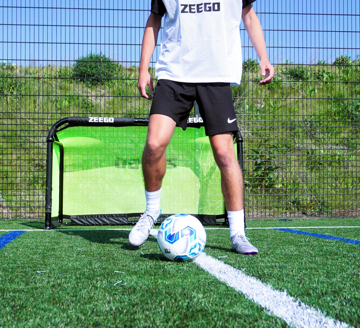 ZEEGO PRO Folding Aluminium Football Goal | 3 SIZES