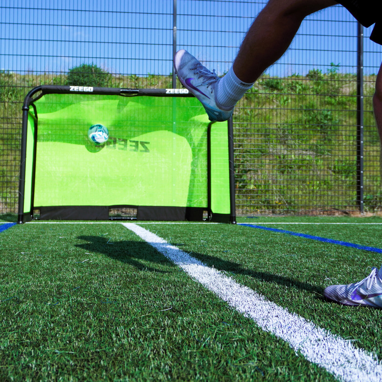 ZEEGO PRO Folding Aluminium Football Goal | 3 SIZES