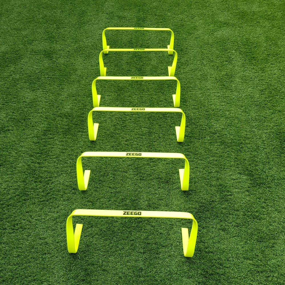 ZEEGO FLAT SPEED & AGILITY HURDLES (6 PACK)