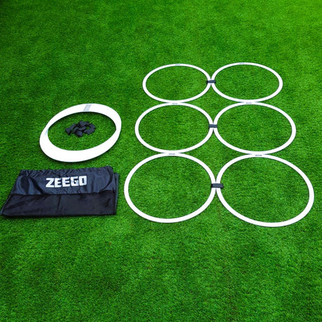 ZEEGO Speed & Agility Rings (12 Pack)