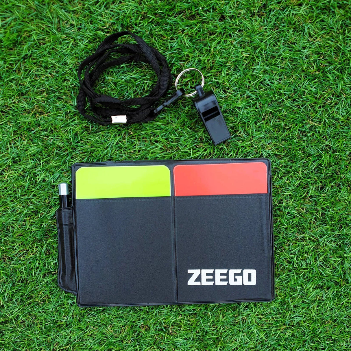 ZEEGO Football Referee Wallet & Whistle Set