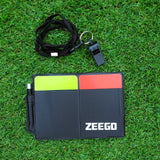 ZEEGO Football Referee Wallet & Whistle Set